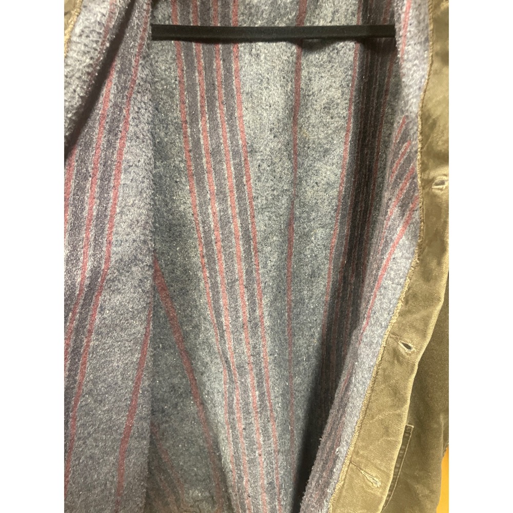 Dickies Men's Lined Canvas Chore Coat Green Brown Corduroy Collar Workwear 2XL - Picture 6 of 16
